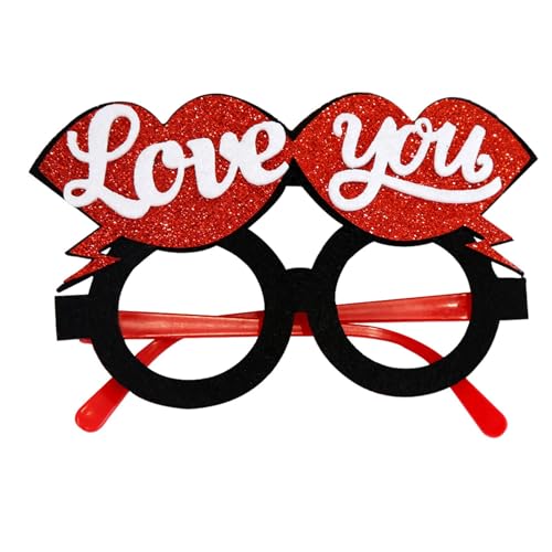 ZZHZGZ Herz Sonnenbrille, Weinsamkeit Hippie Gläser, Retro Kostüm Brille für Herren Damen 60er 70er 80er 90er Party Hippie Chic, Kleid Accessoires Party Brillen Lustig von ZZHZGZ