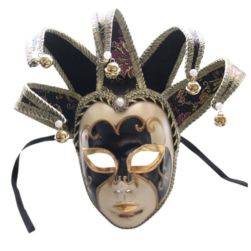 ZZSEAI Karneval Maske,Karneval Masken MäNner Masquerade Mask Furry Mask Tiermasken Zum Bemalen Maskenball Maske Damen Schwarz Cosplay Kostüm Party Requisiten von ZZSEAI