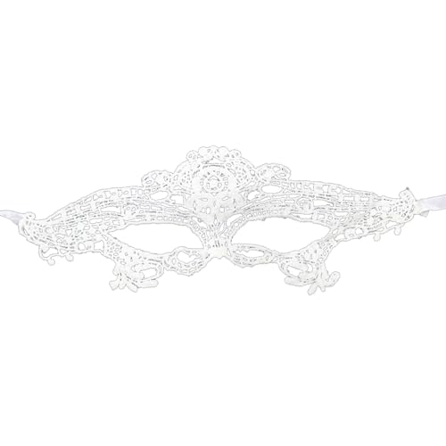 ZZSEAI Karneval Maske,Venezianische Maske Damen Maske Venezianisch Masken Selber Machen Maske Weiß Maskerade-Masken Zellstoff Blank zum Bemalen Maskerade Männer Frauen Unisex Maske von ZZSEAI