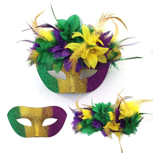 ZZSEAI Maske,Karneval Masken MäNner Maskenball Masken Katzenmasken Zum Anmalen Tiermaske Maskerade-Masken Zellstoff Blank zum Bemalen für Karneval Abendkleid Tanz Ball Party von ZZSEAI