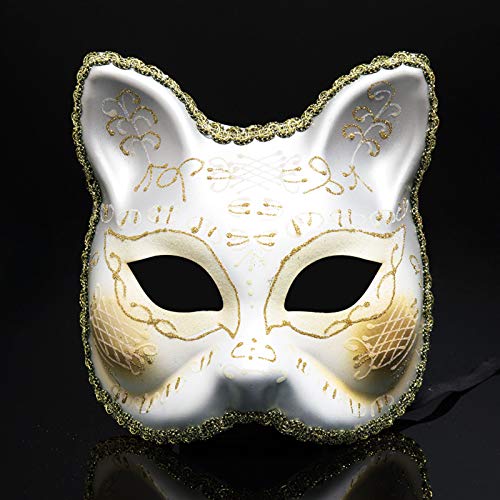 ZZSEAI Masken,Carnival Mask Augenmaske Masken Selber Machen Kinder Maske FüR Maskenball Maskerade-Masken Zellstoff Blank zum Bemalen für Karneval Abendkleid Tanz Ball Party von ZZSEAI