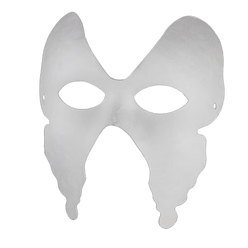 ZZSEAI Masken,Carnival Mask Maskenball Damen Masken Zum Bemalen Kinder Venezianische-Masken Maskerade-Masken Zellstoff Blank zum Bemalen Maskerade Karneval Party Maske von ZZSEAI