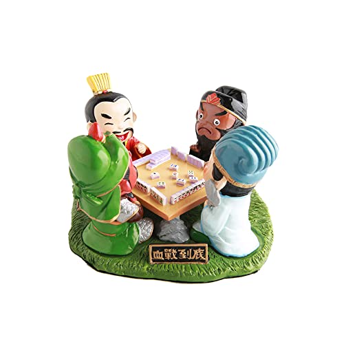 Chinesischer Wind Mahjong Auto-Ornamente, Spielzeug, Tischkunst, Ornamente, Schlafzimmer, Geschäft, Zuhause, Büro, 13 x 9 cm von ZZXGIUFJGIRUJGR