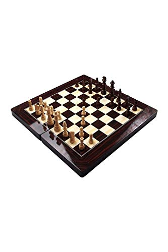 Schachholz Polyester beschichtet Schach Backgammon Checkers Set Lackiert Schachmann enthalten von ZZXGIUFJGIRUJGR