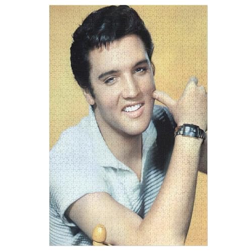 1000 Stück Puzzle Elvis Presley Poster Erwachsene Kinder Spielzeug Lernspiel 38x26 Papier von ZZZANA