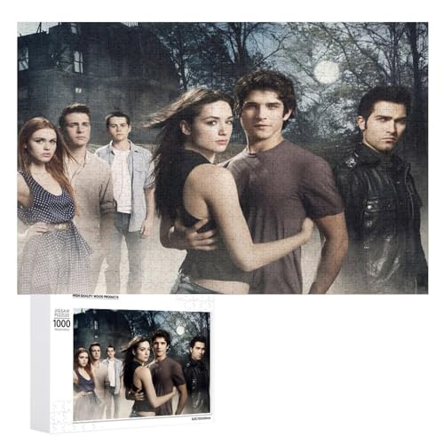 1000 Stück Puzzle Film Teen Wolf Poster Erwachsene Kinder Spielzeug Lernspiel 38x26 Papier von ZZZANA