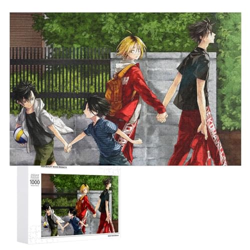 Papier- 38x26-Puzzle 1000 Teile Japanischer Anime Haikyuu Kozume Kenma Poster Kinderspielzeug Dekompressionsspiel von ZZZANA