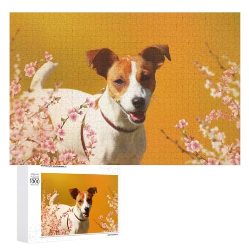 Puzzle 1000 Stück Hund Jack Russell Replica Puzzles Lernspielzeug Für Erwachsene Geburtstagsgeschenk 38x26 Papier Puzzle 1000 Stück Hund Jack Russell Replica Puzzles Lernspielzeug Für Erwachsene Geburtstagsgeschenk 38x26 Papier von ZZZANA