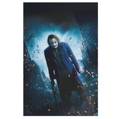 Puzzle 1000 Teile Joker Filmposter Spielzeug Für Erwachsene Dekompressionsspiel 38x26 Papier von ZZZANA