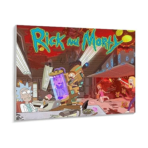 Puzzle 1000 Teile Puzzle Erwachsene Spiel Puzzle Spielzeug Rick and Morty Kinder Dekompression Puzzle Geschenke 38x26 Papier von ZZZANA