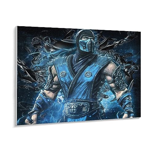 Puzzle Mortal Kombat,Puzzle 1000 Teile Comicfigur Puzzlespiele Kinder Erwachsene DIY Spielzeug Klassische Puzzles 38x26 Papier von ZZZANA