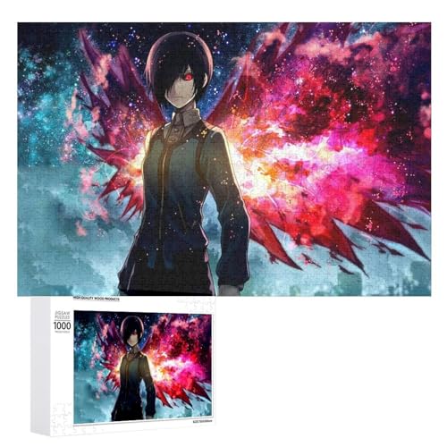 Tokyo Ghoul Anime, Puzzle 1000 Teile ， Erwachsene Puzzle 1000 Teile, Herausforderndes 38x26 Papier von ZZZANA