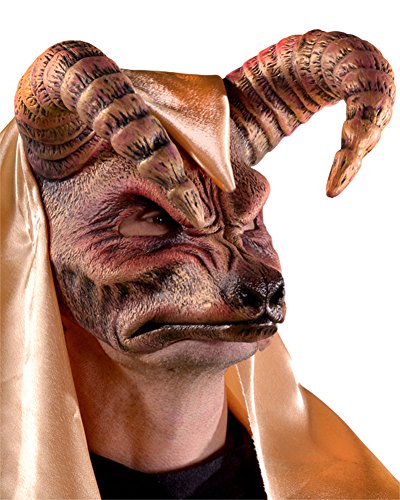 Zagone Studios Handbemalte Cerberus Maske - Ägyptischer Höllenhund Maske - Latexmaske geeignet als Zubehör für Halloween und Karneval von Zagone Studios