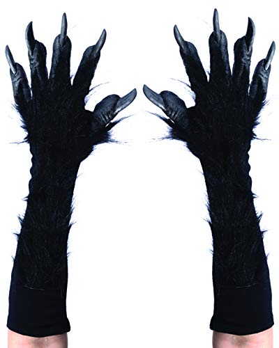 Zagone Studios Schaurige Schwarze Werwolf Hände - Horror Handschuhe - Kostüm Zubehör Verkleidung für Karneval, Halloween & Motto-Party Zagone Studios Schaurige Schwarze Werwolf Hände - Horror Handschuhe - Kostüm Zubehör Verkleidung für Karneval, Halloween & Motto-Party von Zagone Studios
