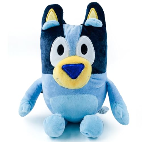 Zaloife Kuscheltier Hunde Blau, Plüschtier Weiches 28 cm, Stofftier Cartoon, Plüsch Kissen Puppe Spielzeug Geschenk für Fans Kinder von Zaloife