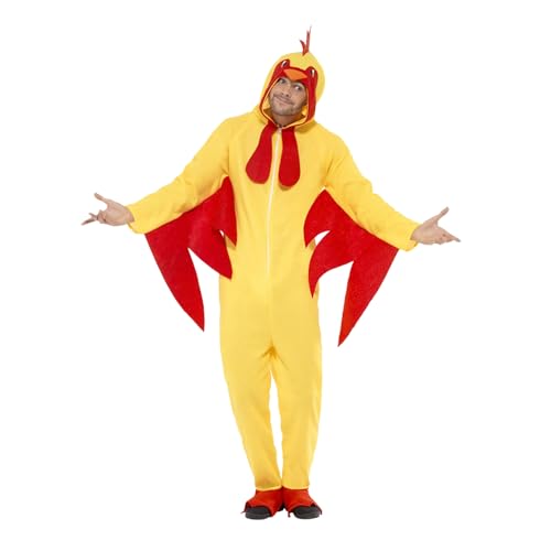 Einteiler-Kostüm für Erwachsene, Huhn, Herren, Damen, Erntedankfest, Türkei, Cosplay, Outift, Pyjama, Halloween, Ostern von Zalvivia