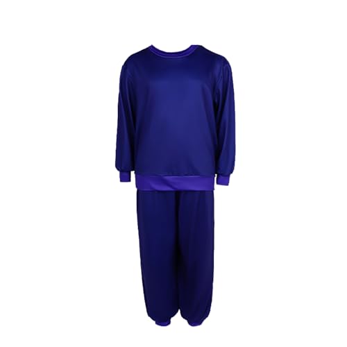 Zalvivia Ennui-Kostüm für Erwachsene und Kinder, für Herren und Damen, Filmfigur, marineblau, Sweatshirt, Hose, Jungen, Gilrs Ennui Emotions von Zalvivia