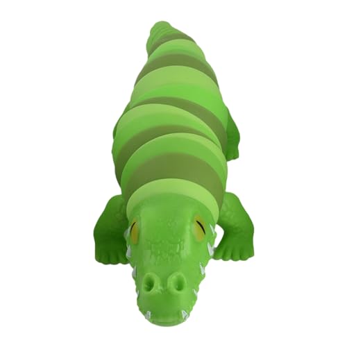 Lustiges Krokodilspielzeug – Zerlegen und Wieder zusammenbauen. Cartoon-Krokodil, bewegliches Kreaturenspielzeug mit Gelenk, Krokodilverformungsspielzeug, süßes Fingerspielzeug für Jungen und Mädchen von Zankie