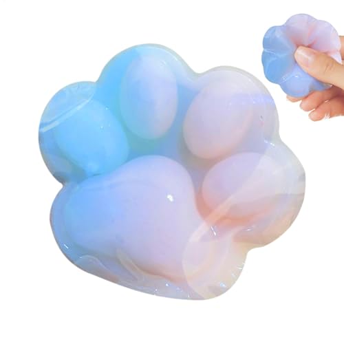 Zappelspielzeug Squishy Cat Paw – Squishy Cat Paw Quetschspielzeug Katzenpfote Zappelspielzeug Langsam Steigendes Squeeze Toy Fuzzy Cat Paw Squeeze Toys von Zankie