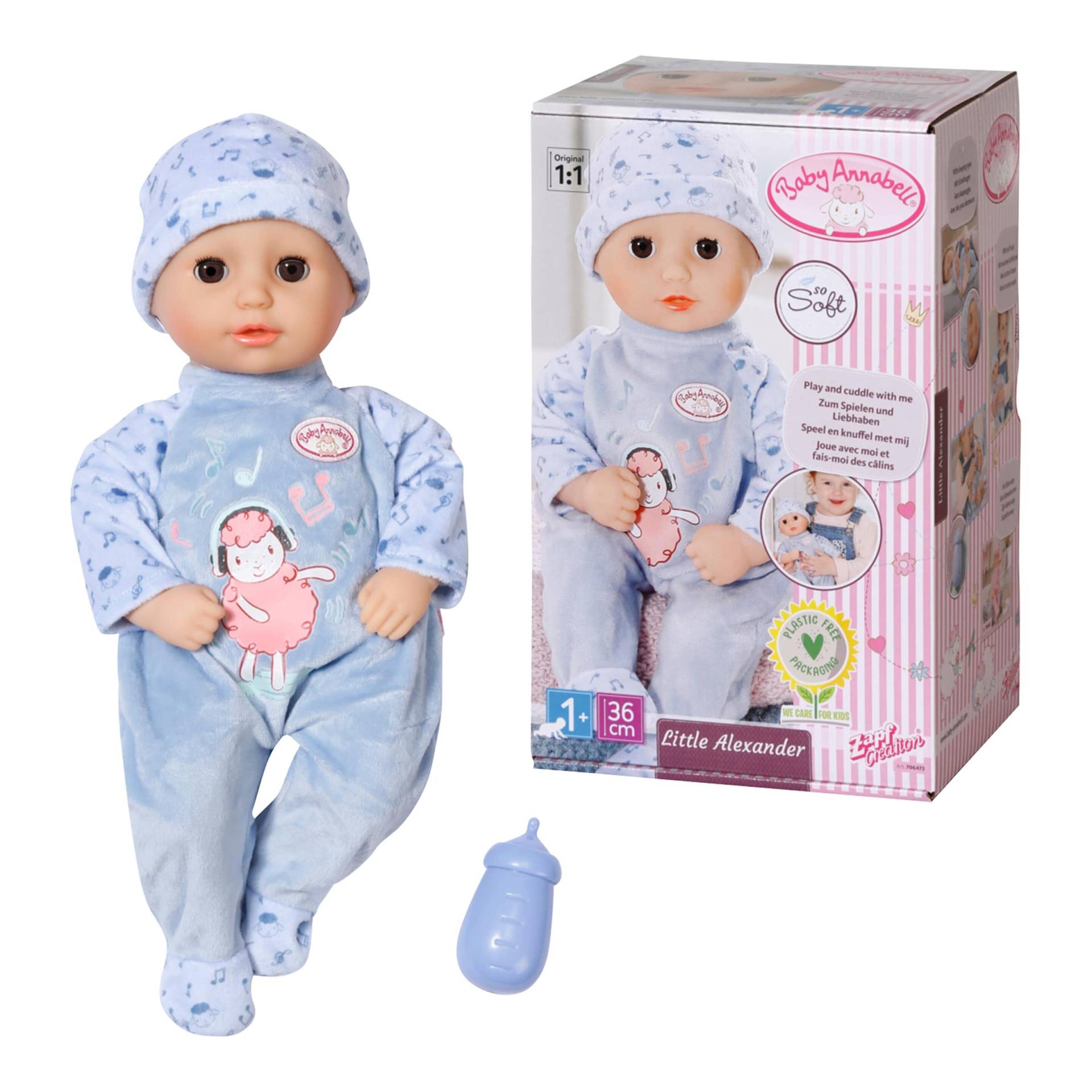 Zapf Creation Baby Annabell Puppe Little Alexander 36cm von Zapf Creation