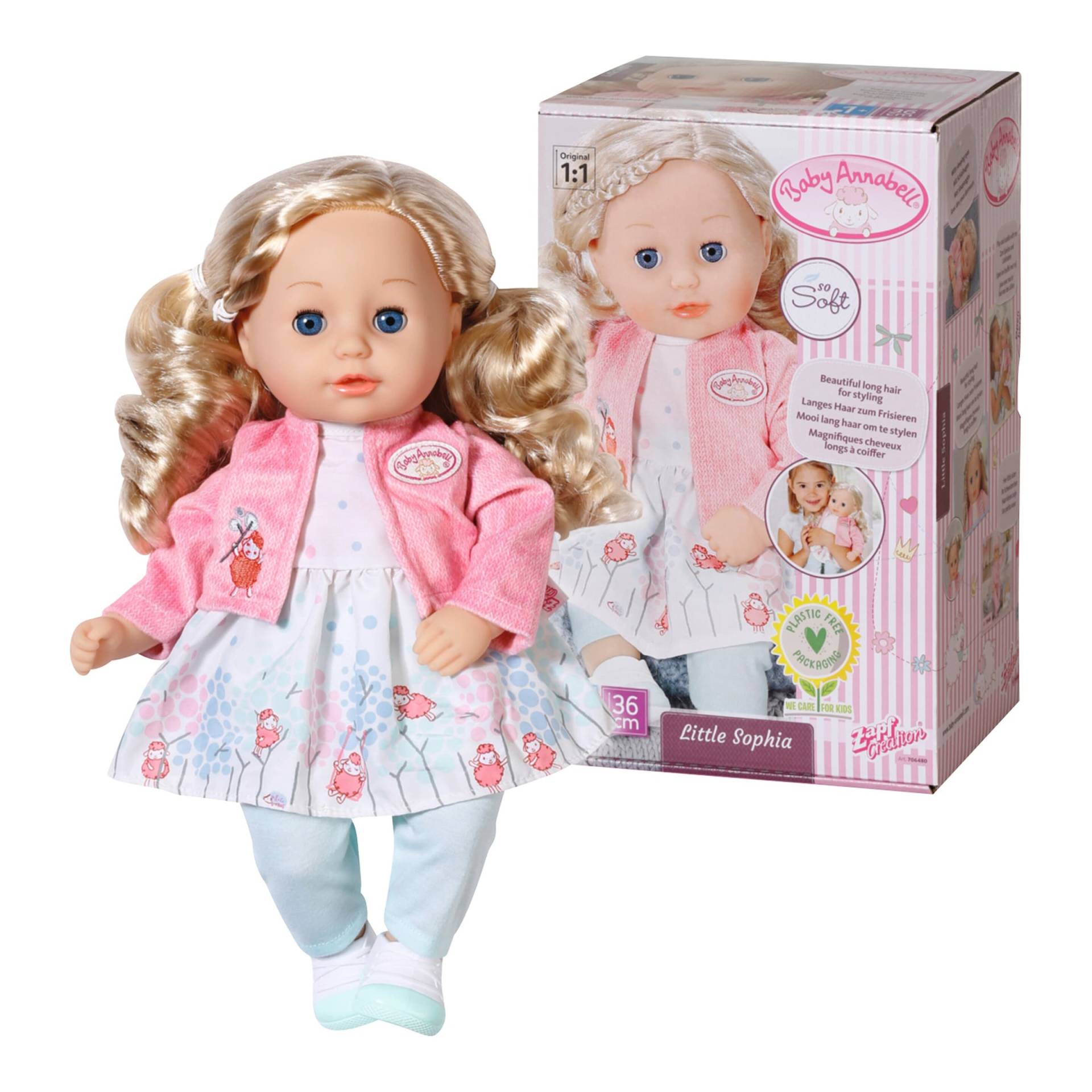 Zapf Creation Baby Annabell Puppe Little Sophia 36cm von Zapf Creation