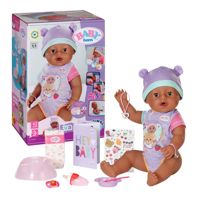 Zapf Creation Baby Born Puppe Eva 43cm von Zapf Creation