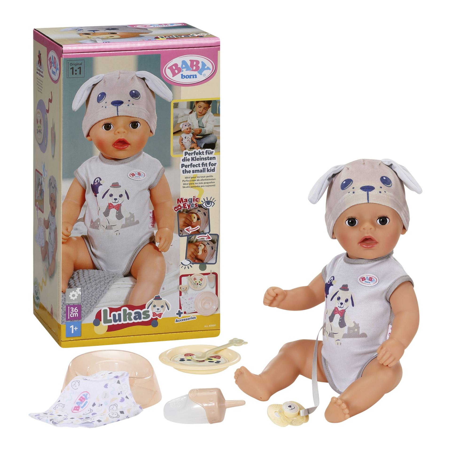 Zapf Creation Baby Born Puppe Lukas Hund 36cm Zapf Creation Baby Born Puppe Lukas Hund 36cm von Zapf Creation