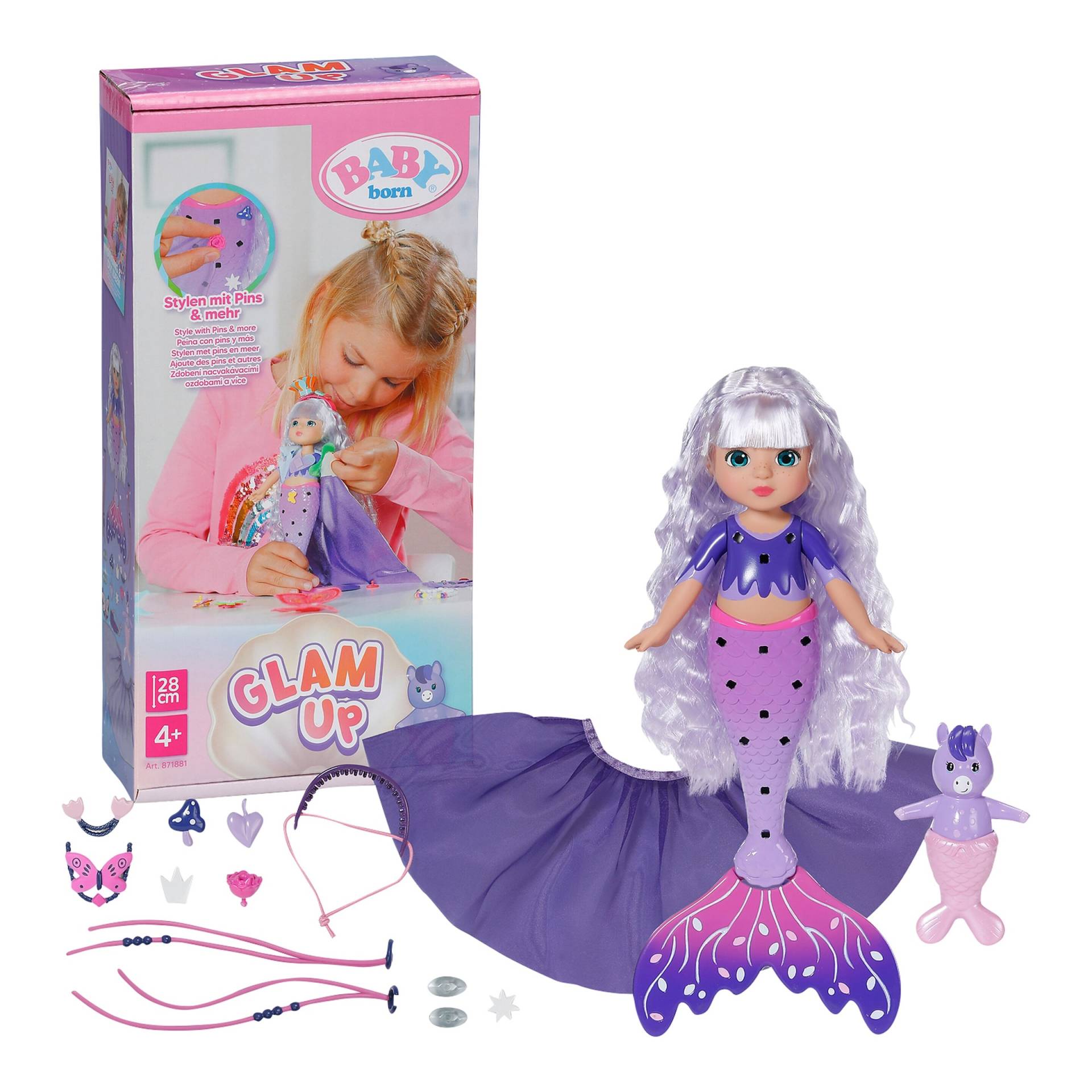 Zapf Creation Baby Born Puppe Meerjungfrau Glam Up Aura Zapf Creation Baby Born Puppe Meerjungfrau Glam Up Aura von Zapf Creation