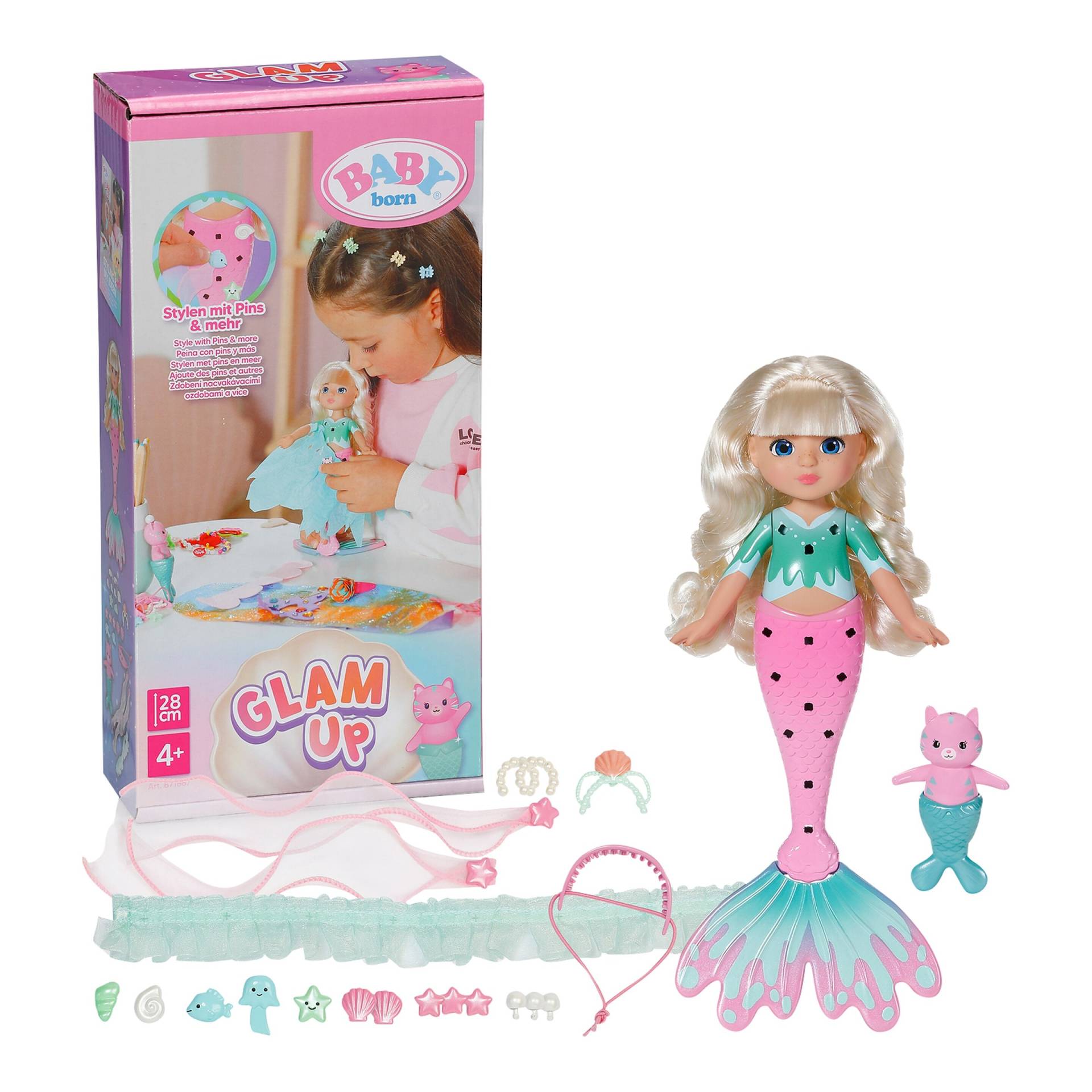 Zapf Creation Baby Born Puppe Meerjungfrau Glam Up Sparkle Zapf Creation Baby Born Puppe Meerjungfrau Glam Up Sparkle von Zapf Creation