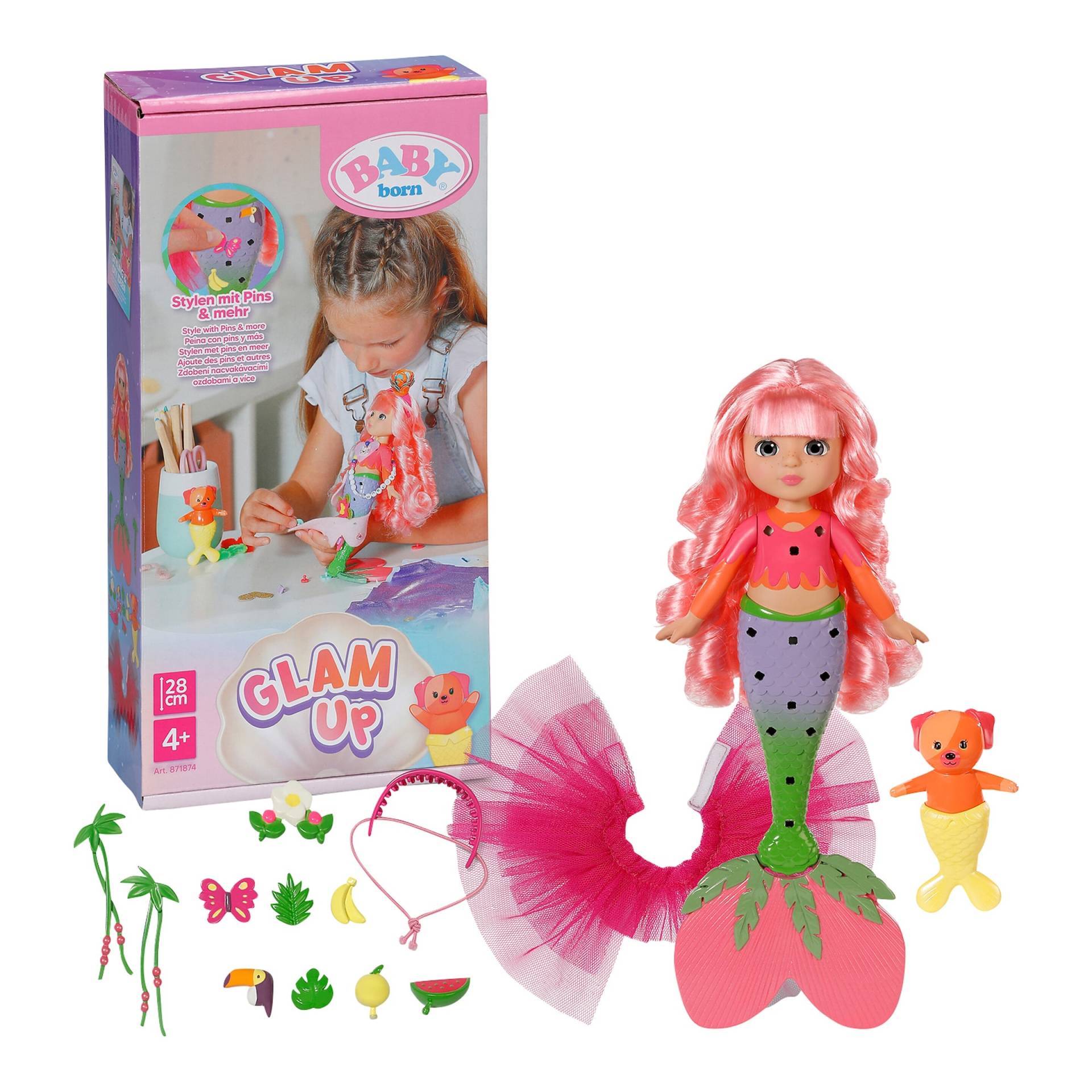 Zapf Creation Baby Born Puppe Meerjungfrau Glam Up Sunshine Zapf Creation Baby Born Puppe Meerjungfrau Glam Up Sunshine von Zapf Creation