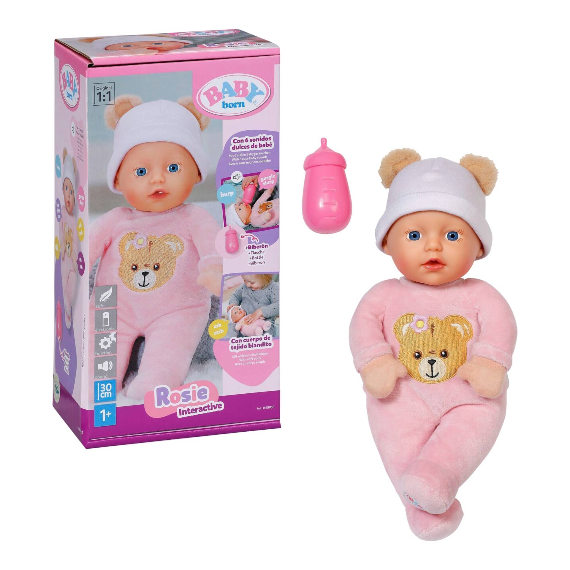 Zapf Creation Baby Born Puppe Rosie interaktiv 30cm Zapf Creation Baby Born Puppe Rosie interaktiv 30cm von Zapf Creation