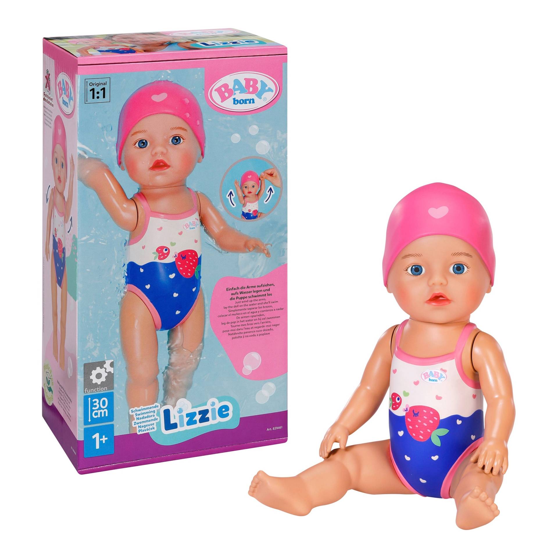 Zapf Creation Baby Born Puppe Schwimmende Lizzie 30cm Zapf Creation Baby Born Puppe Schwimmende Lizzie 30cm von Zapf Creation