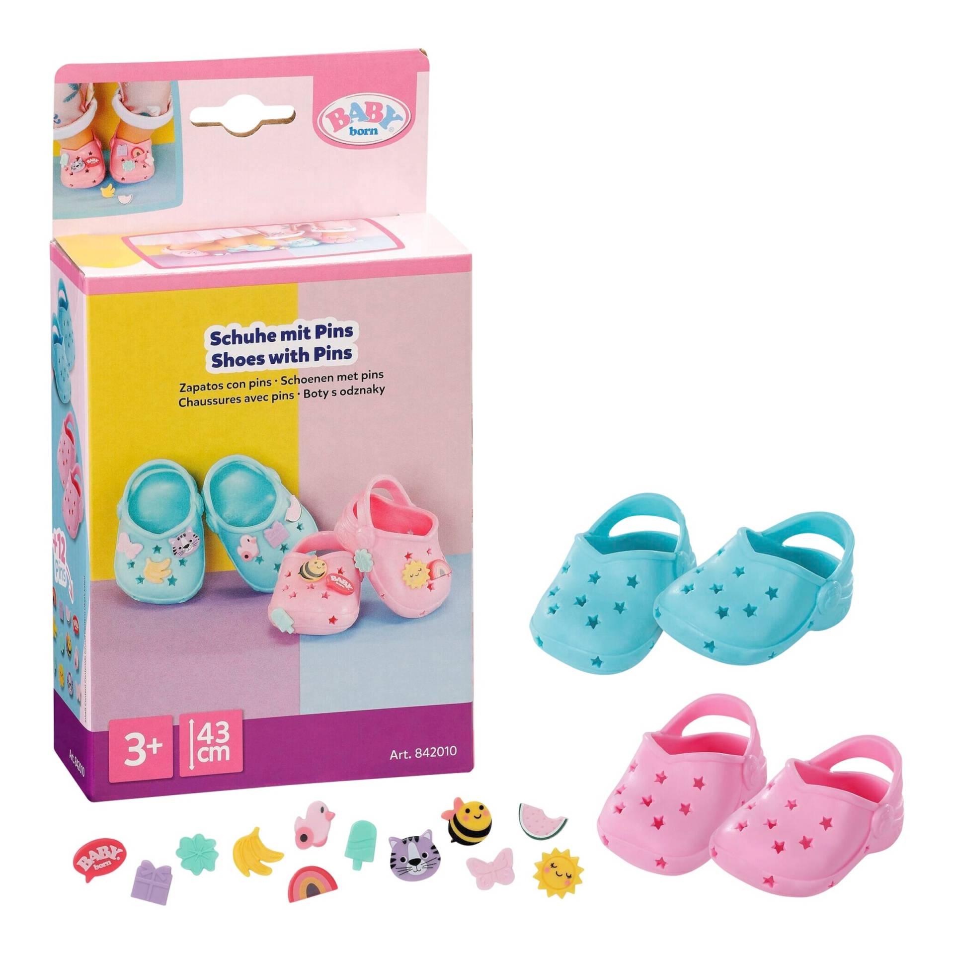 Zapf Creation Baby Born Puppen Badeschuhe mit Pins 2 Paar 43cm Zapf Creation Baby Born Puppen Badeschuhe mit Pins 2 Paar 43cm von Zapf Creation