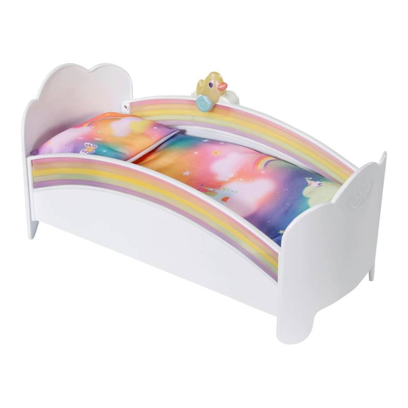 Zapf Creation Baby Born Puppen Bett Regenbogen von Zapf Creation