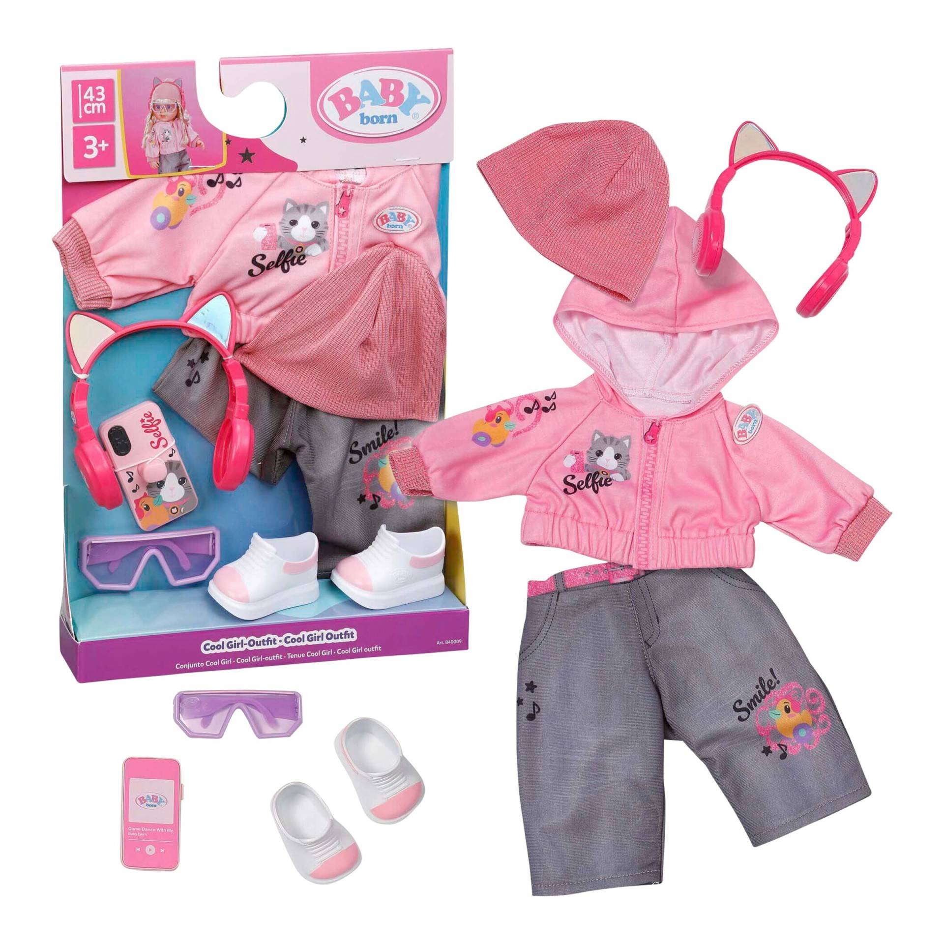 Zapf Creation Baby Born Puppen Outfit Cool Girl 43cm Zapf Creation Baby Born Puppen Outfit Cool Girl 43cm von Zapf Creation