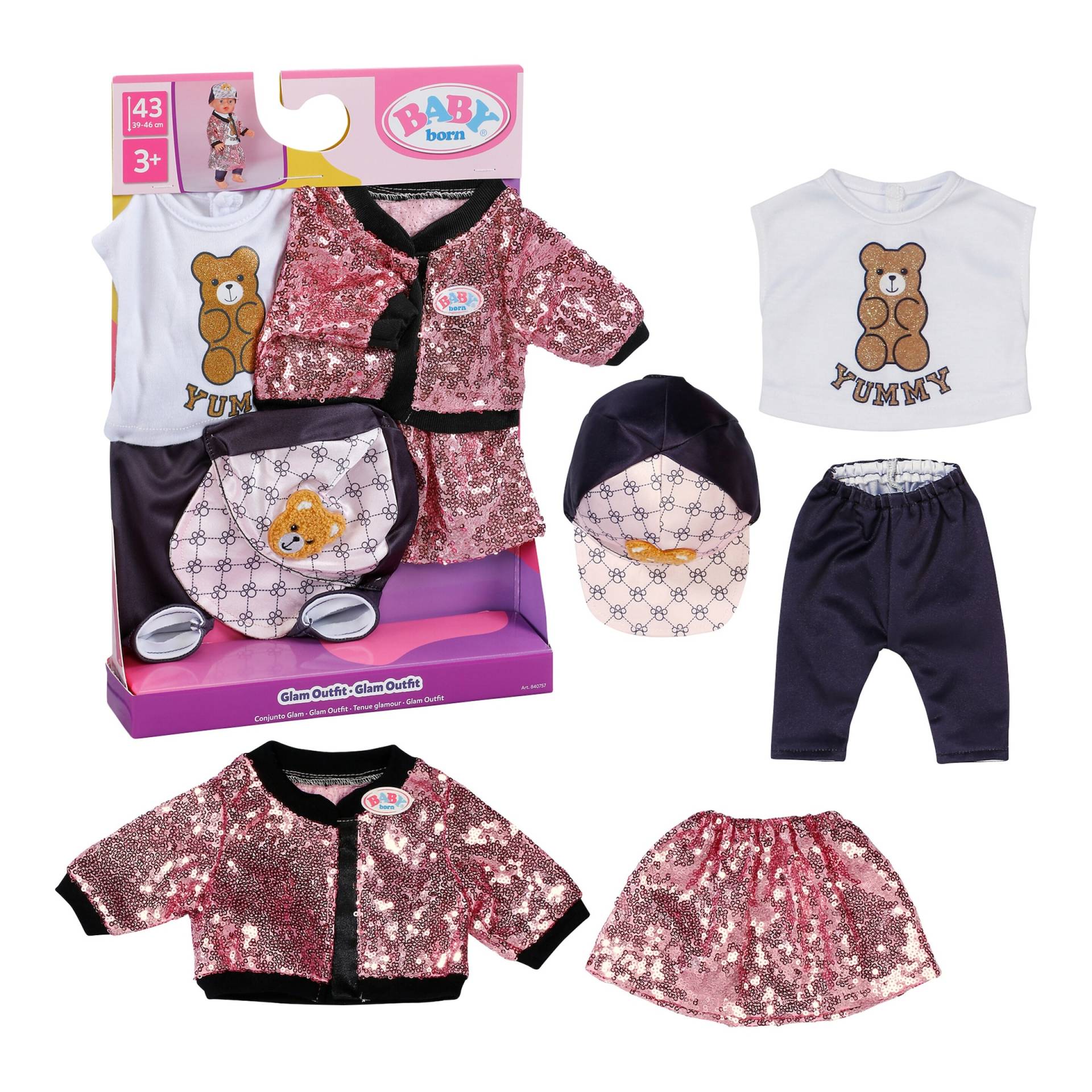 Zapf Creation Baby Born Puppen Outfit Glam 43cm Zapf Creation Baby Born Puppen Outfit Glam 43cm von Zapf Creation