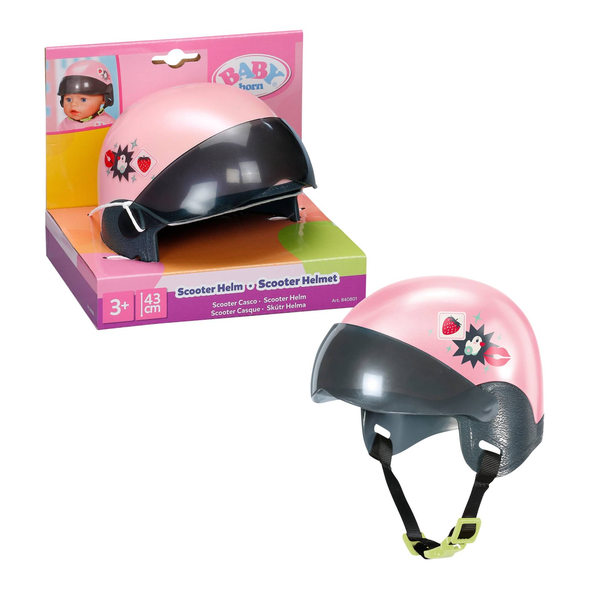 Zapf Creation Baby Born Puppen Scooter Helm 43cm Zapf Creation Baby Born Puppen Scooter Helm 43cm von Zapf Creation