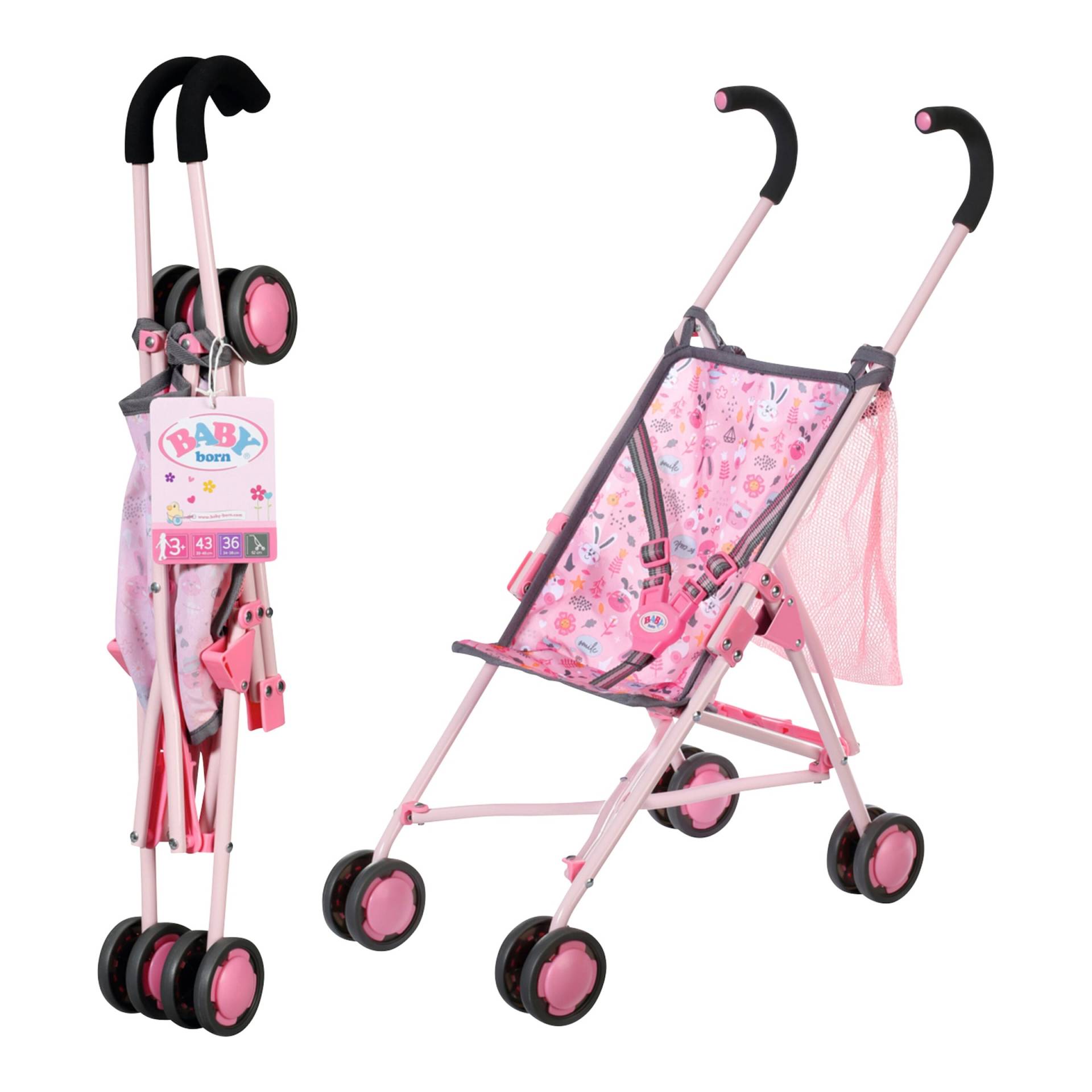 Zapf Creation Baby Born Puppenbuggy Stroller with Bag von Zapf Creation