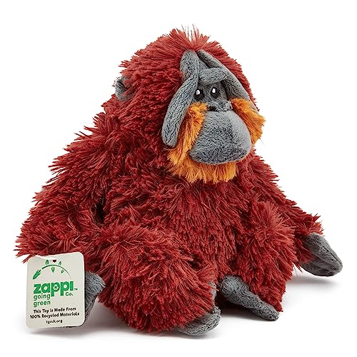 Zappi Co 100% Recyceltes Plüsch Orang-Utan Spielzeug (23cm Breite) Weiches Kuscheliges Umweltfreundliches Stofftier Sammlung Für Neugeborenes Erstes Kind von Zappi Co