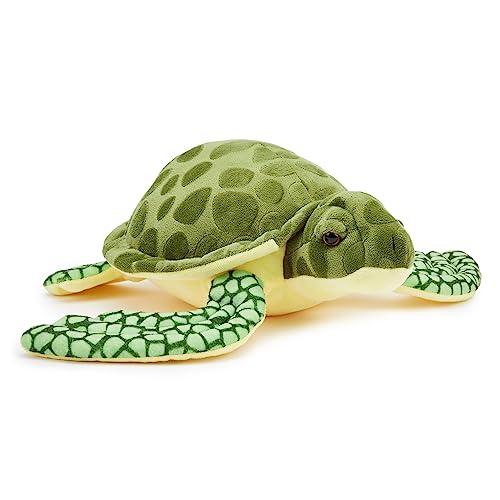 Zappi Co 100% Recyceltes Plüsch Schildkröten Spielzeug (32cm Breite) Weiches Kuscheliges Umweltfreundliches Stofftier Sammlung Für Neugeborenes Erstes Kind von Zappi Co