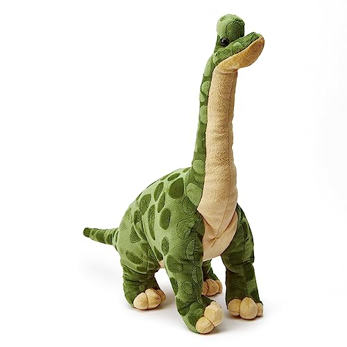 Zappi Co 100% recyceltes Plüsch-Brachiosaurus Spielzeug (45cm Höhe) Gestopftes, weiches, kuscheliges, umweltfreundliches Tiersammlung für das Neugeborene Kind, erstes Kind von Zappi Co