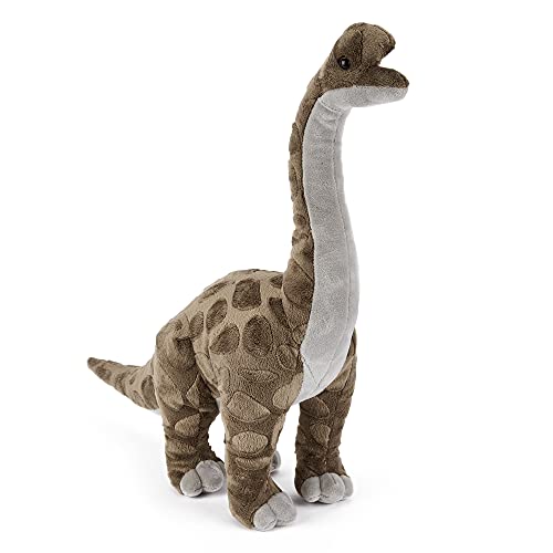 Zappi Co Plüschtier für Kinder, gefüllt, weich, kuschelig, Teil der Safari-Tier-Kollektion, perfekt für Kinder (40 cm Tiefe) (Brachiosaurus-Dinosaurier) von Zappi Co