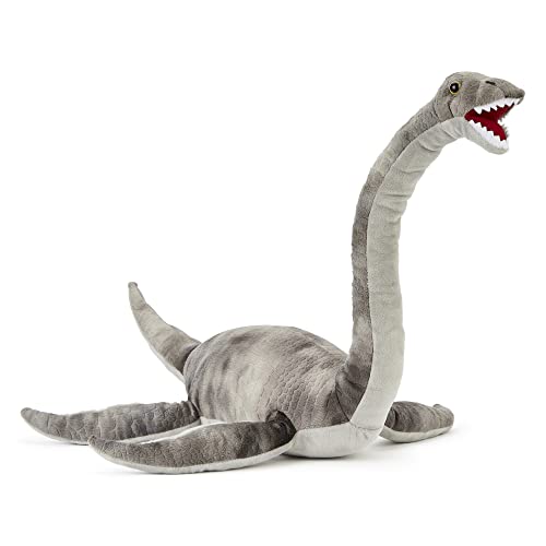 Zappi Co Weich gefülltes Kuscheltier für Kinder Plesiosaurier Dinosaurier Plüschtier (48cm Länge) Safari-Tiere Kollektion Plüschteddy Neugeborenes erstes Kind von Zappi Co