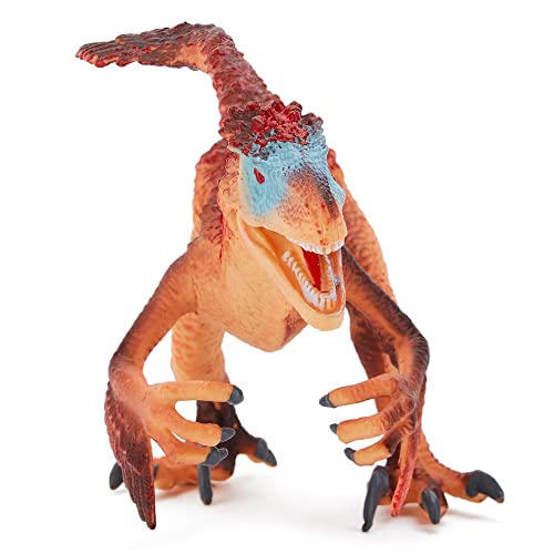 Zappi Co Kind Utahraptor Dinosaur Figur Spielzeug (20cm Länge) Realistisch Detaillierte Dino Sammlung Aktion Figuren von Zappi Co