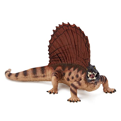 Zappi Co Kinder Dimetrodon Dinosaurier Figuren Spielzeug (15 cm Länge) Realistische detaillierte Dino-Kollektion Action-Figuren von Zappi Co