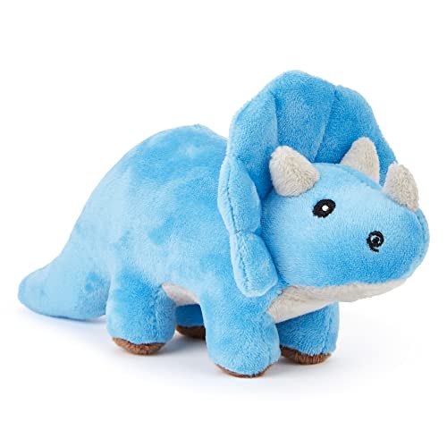 Zappi Co Kinder Kuschelweiches Plüschtier - Perfekte kuschelige Spielgefährten für Kinder Geburtstage und besondere Anlässe(12-15cm) (Triceratops) von Zappi Co