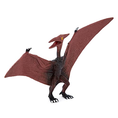 Zappi Co Kinder Pterodaktyl Schwarz/Lila Dinosaurier Figur Spielzeug (23 cm Länge) Realistisch Detaillierte Dino Sammlung Action Figuren von Zappi Co