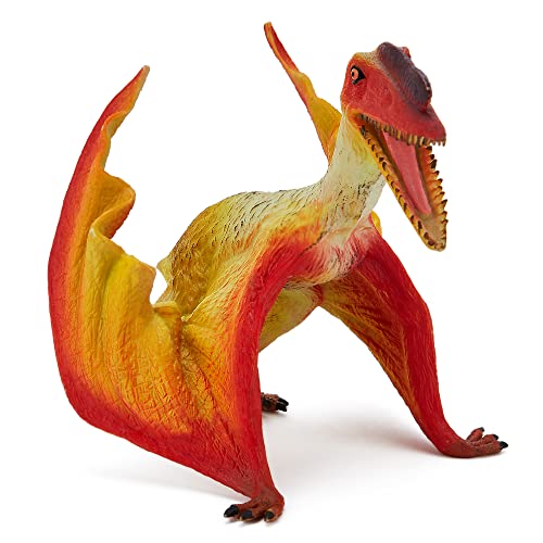 Zappi Co Kinder Quetzalcoatlus Dinosaurier Figur Spielzeug (12 cm Länge) realistisch detaillierte Dino Sammlung Action Figuren von Zappi Co