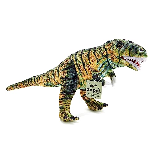 Zappi Co Kinder's Weiches Kuscheliges Plüschtier - Perfekte weiche Spielgefährten für Kinder im bedruckten Stil (55cm Länge) (Allosaurus Dinosaurier) von Zappi Co