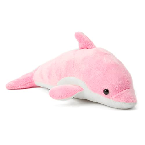 Zappi Co Kinderweiches Kuscheliges Plüschtier - Perfekte Weiche Kuschelige Spielzeitbegleiter für Kinder (12-15cm / 5-6") (Rosa Delfin) von Zappi Co